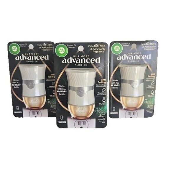 Air Wick Advanced Plug-In Scented Oil Gadget – Home Air Freshener (3-Pack) - New - Picture 2 of 13
